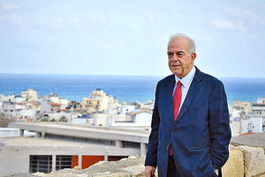 Ο δήμαρχος Ηρακλείου, κ. Βασίλης Λαμπρινός