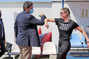 Από τηv επίσκεψη Αυγενάκη στο ΟΑΚΑ