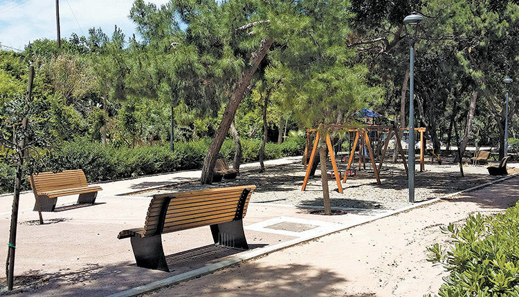 το αναπλασμένο πάρκο Γεωργιάδη