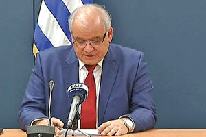 O λοιμωξιολόγος και διευθυντής Υγειονομικού Πολεμικής Αεροπορίας, υποπτέραρχος Δημήτρης Χατζηγεωργίου