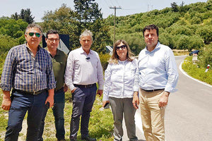 Την έναρξη των εργασιών για τον κόμβο Αρκαλοχωρίου επόπτευσαν ο αντιπεριφερειάρχης Ηρακλείου και ο δήμαρχος Μινώα Πεδιάδος