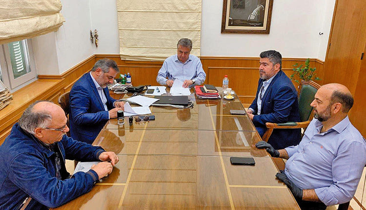 έργο της αποκατάστασης της στέγης του Γυμνασίου – Λυκείου Τζερμιάδων θα υλοποιήσει η  Περιφέρεια Κρήτης