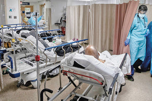 νοσηλεία σε νοσοκομεία της Νέας Υόρκης με κοροναϊό