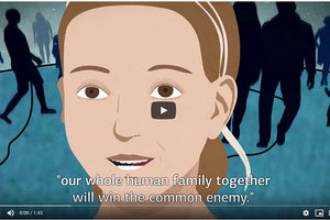 “Tηρείτε τους κανόνες υγιεινής”, μέσω ενός βίντεο η Μύρτις, το πρόσωπο της οποίας αναπλάστηκε το 2010 από την ομάδα του καθηγητή Μανώλη Παπαγρηγοράκη.