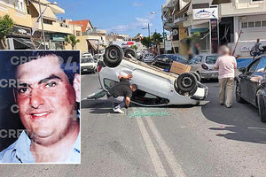 κηδεία του 47χρονου Γιώργου Μαλτεζάκη, ο οποίος ήταν το έβδομο μέχρι χθες θύμα της ασφάλτου