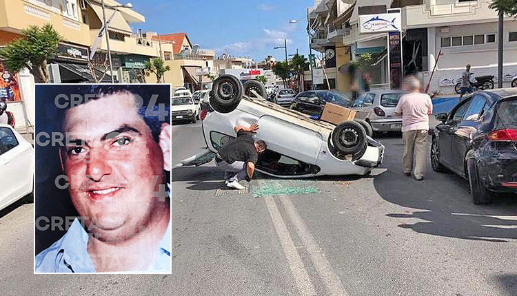 κηδεία του 47χρονου Γιώργου Μαλτεζάκη, ο οποίος ήταν το έβδομο μέχρι χθες θύμα της ασφάλτου