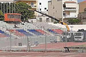 ΕΑΚΗ: Σκέπαστρο στο τένις, απομακρύνθηκαν  τα δημοσιογραφικά από το στάδιο