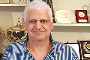 ο πρόεδρος του Ερασιτέχνη Ηροδότου Νίκος Παναγιωτάκης