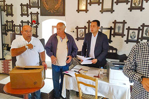 Ο Αντώνης Παπαδάκης στη Γ.Σ. της Δαμάστας