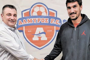 Μαζί στον Αλμυρό ο κ. Γαβαλάς με τον Θανάση Τοπούζη