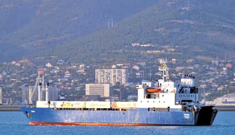 Το φορτηγό πλοίο Cirkin σημαίας Τανζανίας που μετέφερε όπλα στη Λιβύη - Πέρασε νότια της Κρήτης