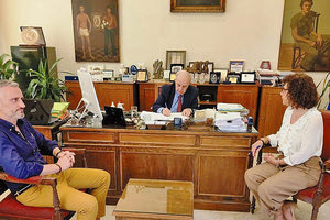 Η σύμβαση για την «Αποκατάσταση της φέρουσας ικανότητας του 21ου Δημοτικού Σχολείου Ηρακλείου (Φορτέτσα)» υπογράφηκε χθες στη Λότζια.