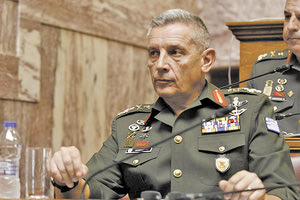 ο αρχηγός του Γενικού Επιτελείου Εθνικής Άμυνας Κωνσταντίνος Φλώρος