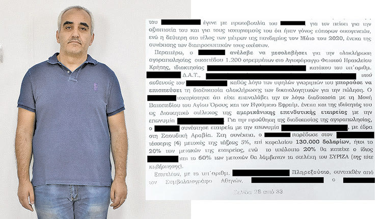 Ο Νικόλαος Κοντοστάθης και το αποκαλυπτικό διαβιβαστικό της αστυνομίας για τη... δράση του στη Κρήτη