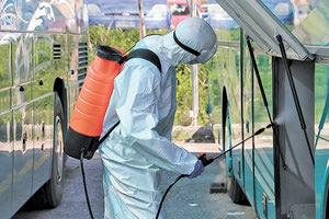 Τα λεωφορεία του ΚΤΕΛ Ηρακλείου – Λασιθίου απολυμαίνονται