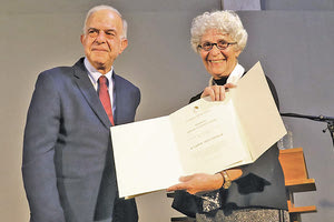 Από τη βράβευση της κα Μιτσοτάκη για το βραβείο «Νίκος Καζαντζάκης» 2020