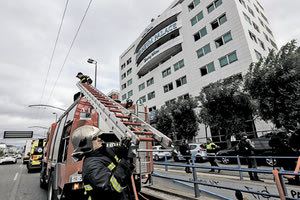 ξενοδοχείο στη λεωφόρο Συγγρού που κάηκε από εμπρησμό