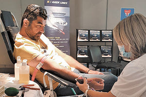 ANEK Lines εθελοντική αιμοδοσία