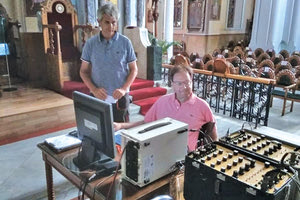 Όλο το εύρος των παλμικών δονήσεων που δέχεται ο ναός του Αγόυ Μηνά καταγράφονται στα ευαίσθητα σεισμόμετρα