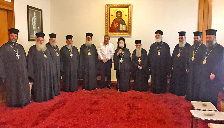 Ἡ Ἱερά Ἐπαρχιακή Σύνοδος τῆς Ἐκκλησίας Κρήτης, συνῆλθε χθες, σέ Συνοδική Συνεδρία