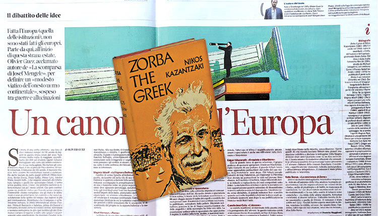 Ο “Ζορμπάς” πρώτο ανάμεσα στα 10 βιβλία που πρέπει να διαβάσει ένας Ευρωπαίος πολίτης