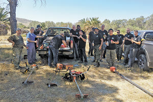 Καθάρισαν το δασάκι του Αφραθιά και την περιοχή γύρω από τη λίμνη του Ζαρού