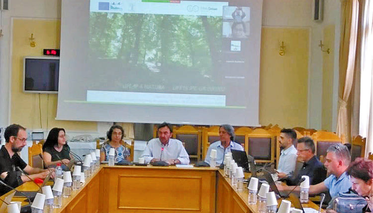 5η συνεδρίαση της Επιτροπής Διαχείρισης του συγχρηματοδοτούμενου προγράμματος LIFE IP 4 NATURA που πραγματοποιήθηκε στην Περιφέρεια Κρήτης