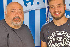 Ο Δουλγεράκης με τον πρόεδρο του Πόρου