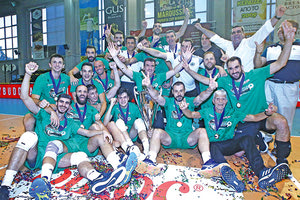 O Παναθηναϊκός είναι ο πρωταθλητής Ελλάδας βόλει για την αγωνιστική περίοδο 2019-20.