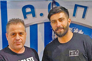 Ο Αριστεινίδης με τον κ. Σπανάκη