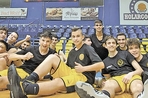 Η ομάδα μπάσκετ παίδων του Εργοτέλη