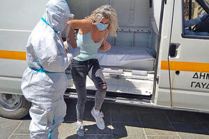 άσκηση προσομοίωσης για κρούσμα κοροναϊού στην απομονωμένη Γαύδο