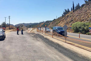 H πορεία εξέλιξης των εργασιών στο έργο των κόμβων Αγίας Πελαγίας και Αχλάδας