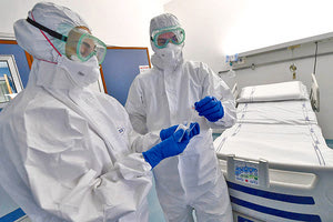 στη Μονάδα Εντατικής Θεραπείας του Βενιζελείου με τον κοροναϊο