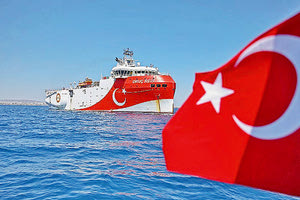 H Τουρκία έχει στείλει είκοσι πλοία του πολεμικού ναυτικού της στην ανατολική Μεσόγειο