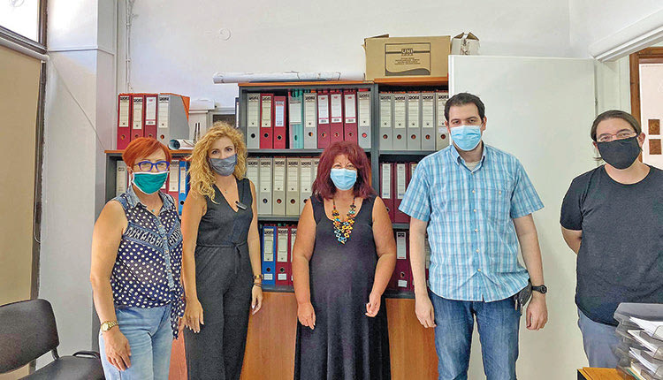 δράση του Ιατρείου Ψυχικής Υγείας που διοργανώθηκε χθες στο χώρο του ΚΑΠΗ Γαζίου