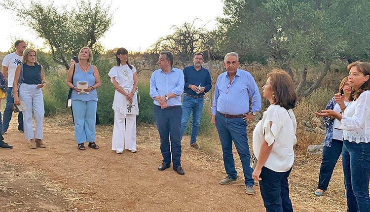 Στο αρχαιολογικό χώρο της Απτέρας βρέθηκε την περασμένη Παρασκευή ο περιφερειάρχης Κρήτης