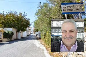 Μέχρι και συμβολική κατάληψη χρειάστηκε να κάνει για να βρει λύση ο δραστήριος πρόεδρος του χωριού Ευαγγελισμός Μηνάς Ανδρεαδάκης