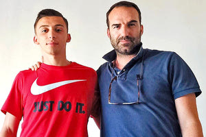 Ο Παπαδάκης με τον κ. Νικηφόρο