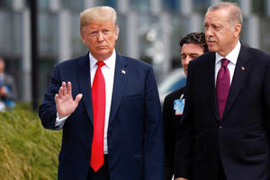 ο Ντόναλντ Τραμπ και ο Ταγίπ Ερντογάν