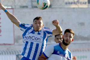 Στιγμιότυπο από το παιχνίδι του Ηρόδοτου με τον Ρεθυμνιακό