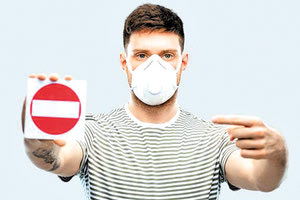 Ακατάλληλες οι μάσκες με βαλβίδα