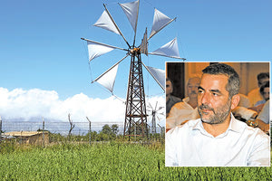 ο δήμαρχος Οροπεδίου Λασιθίου κ.Γιάννης Στεφανάκης για την αναβίωση του αιολικού πάρκου στο Οροπέδιο