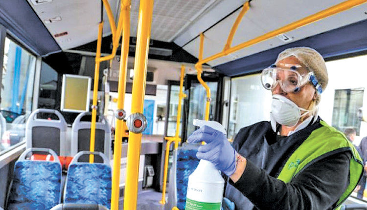 Απολύμανση στα Μέσα Μαζικής Μεταφοράς