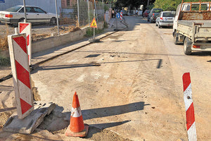 σκάβουν στον Μασταμπά τα συνεργεία της ΔΕΥΑΗ για έργα ύδρευσης