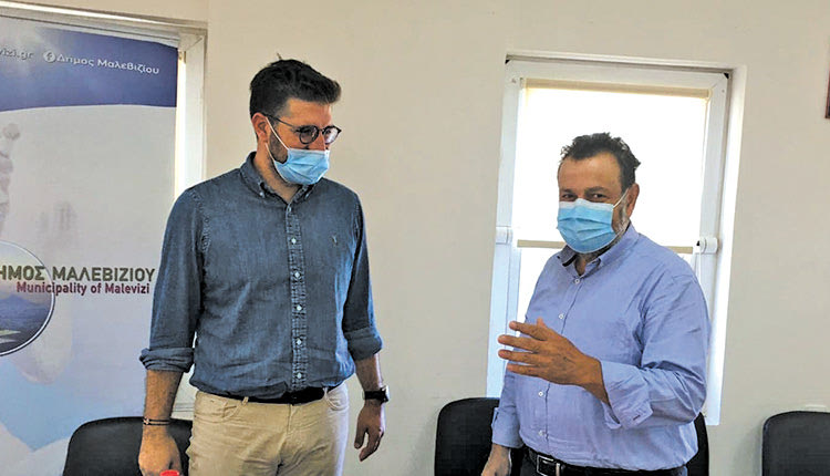 Από την επίσκεψη Κεγκέρογλου στο Μαλεβίζι