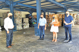 Στο Κέντρο Διαλογής Ανακυκλώσιμων Υλικών Ηρακλείου βρέθηκε ο δήμαρχος Ηρακλείου Βασίλης Λαμπρινός