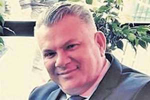 ο αντιδήμαρχος του Δήμου Φαιστού Γιάννης Φασομυτάκης, που νόσησε με τον κοροναϊό