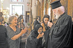 Ο κ. Ειρηναίος προέτρεψε τους πιστούς να μη φορούν μάσκες