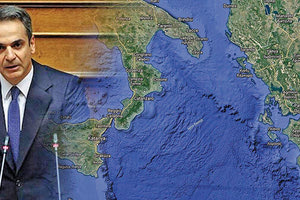 Επέκταση στα 12 μίλια για τα χωρικά ύδατα στο Ιόνιο έως και το Ταίναρο ανακοίνωσε ο πρωθυπουργός στη συζήτηση των δύο συμφωνιών οριοθέτησης θαλάσσιων ζωνών με Ιταλία και Αίγυπτο λέγοντας «Μεγαλώνουμε την Ελλάδα!».